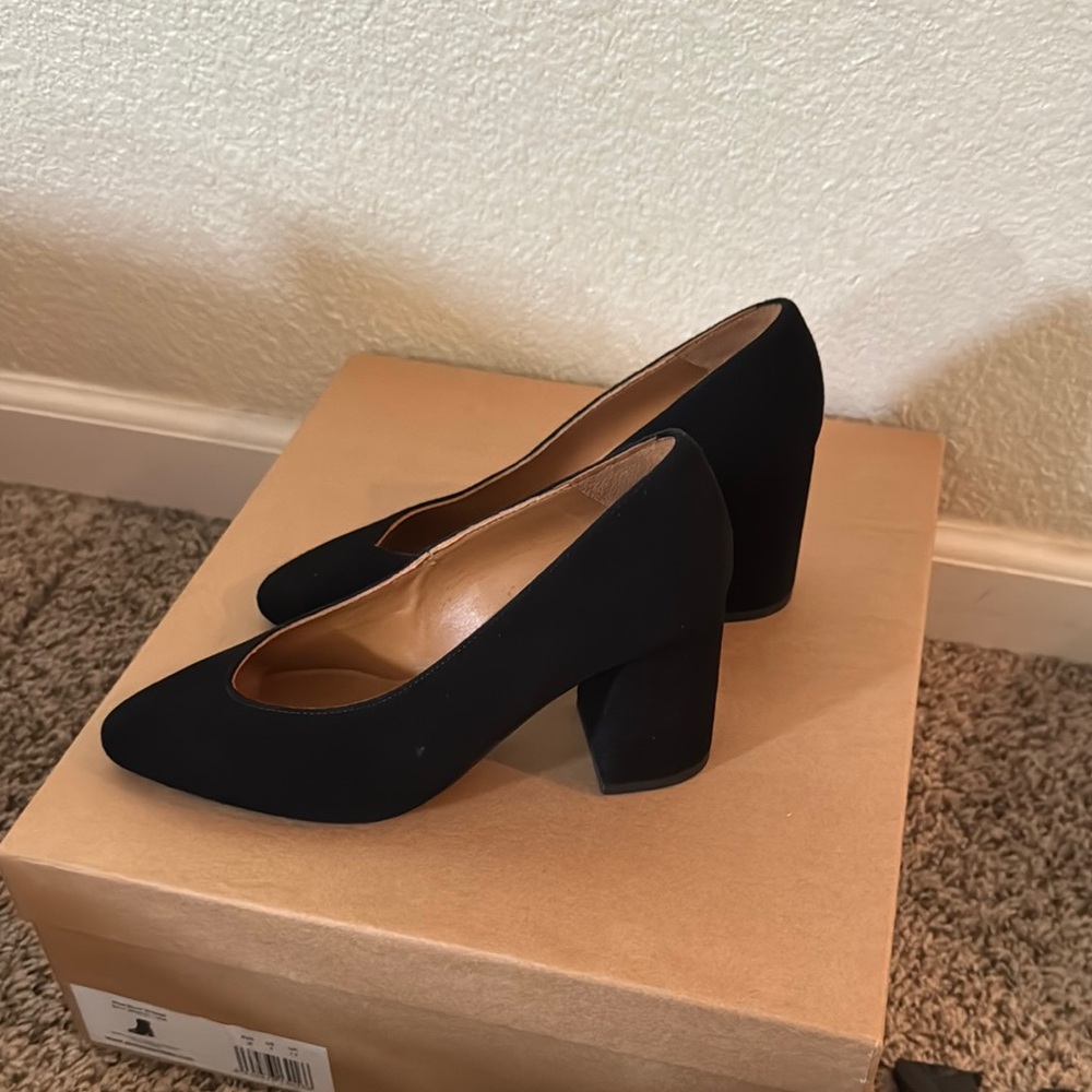 Sézane Black Women's Block Heel Shoes